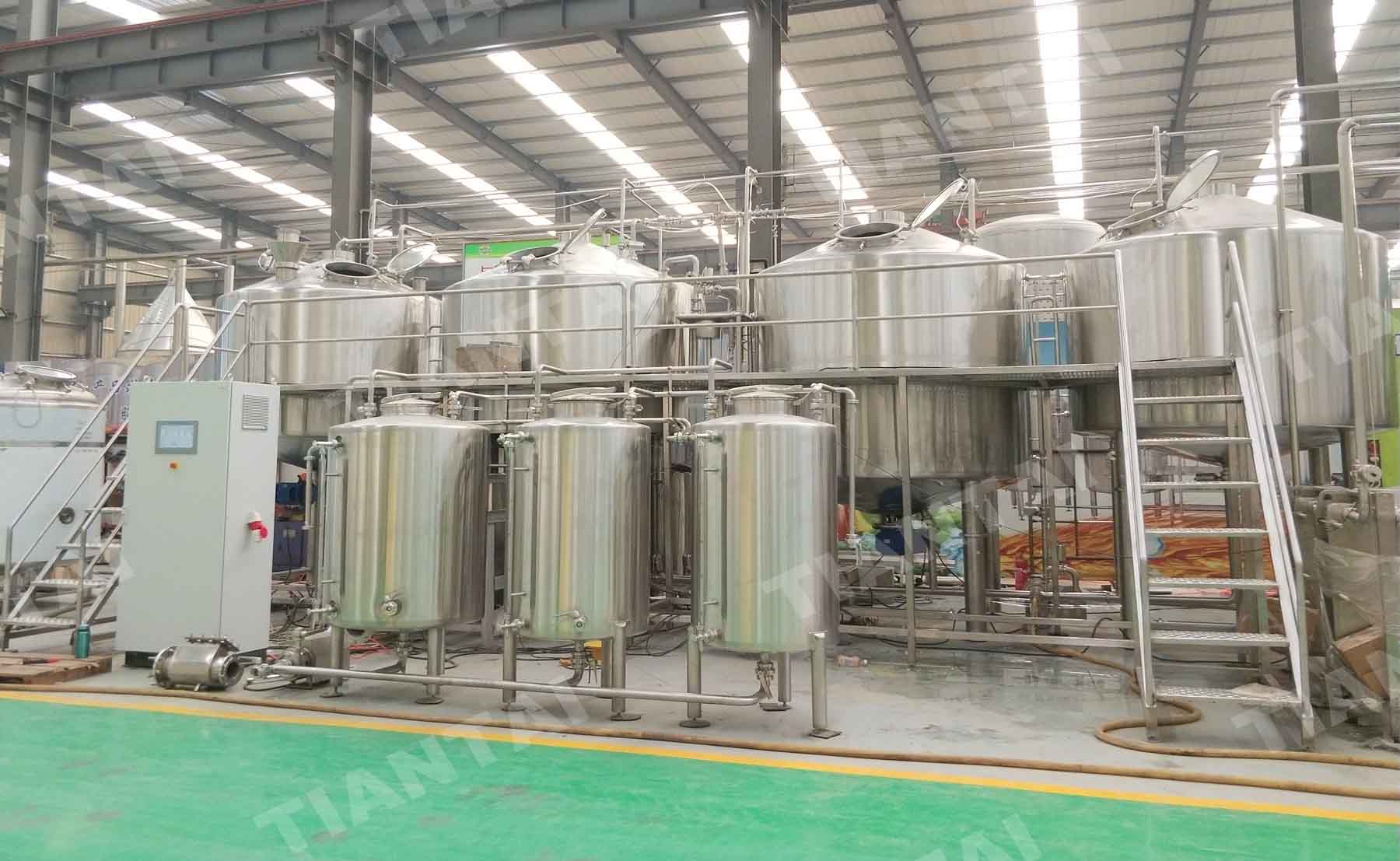 Finland 50HL /5000L Brewery equipment is just shipped